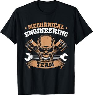 Mechanical Engineering Team Mechanical Engineer Student T-Shirt - T-Shirt | Black