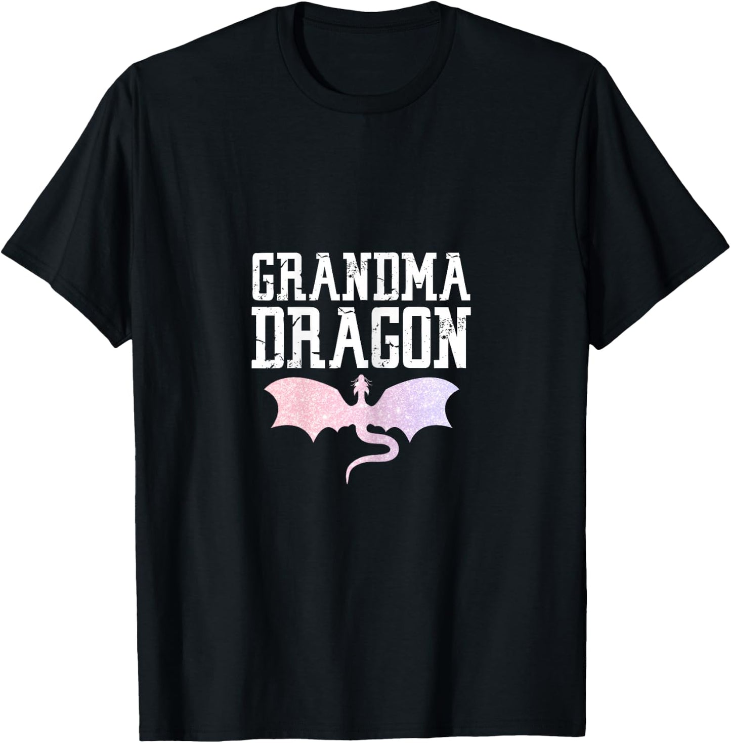Grandma Dragon Grandmother Dragons Lover Mother's Day T-Shirt - T-Shirt | Black