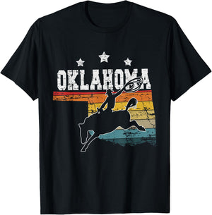 Vintage Oklahoma Rodeo T-Shirt - T-Shirt | Black