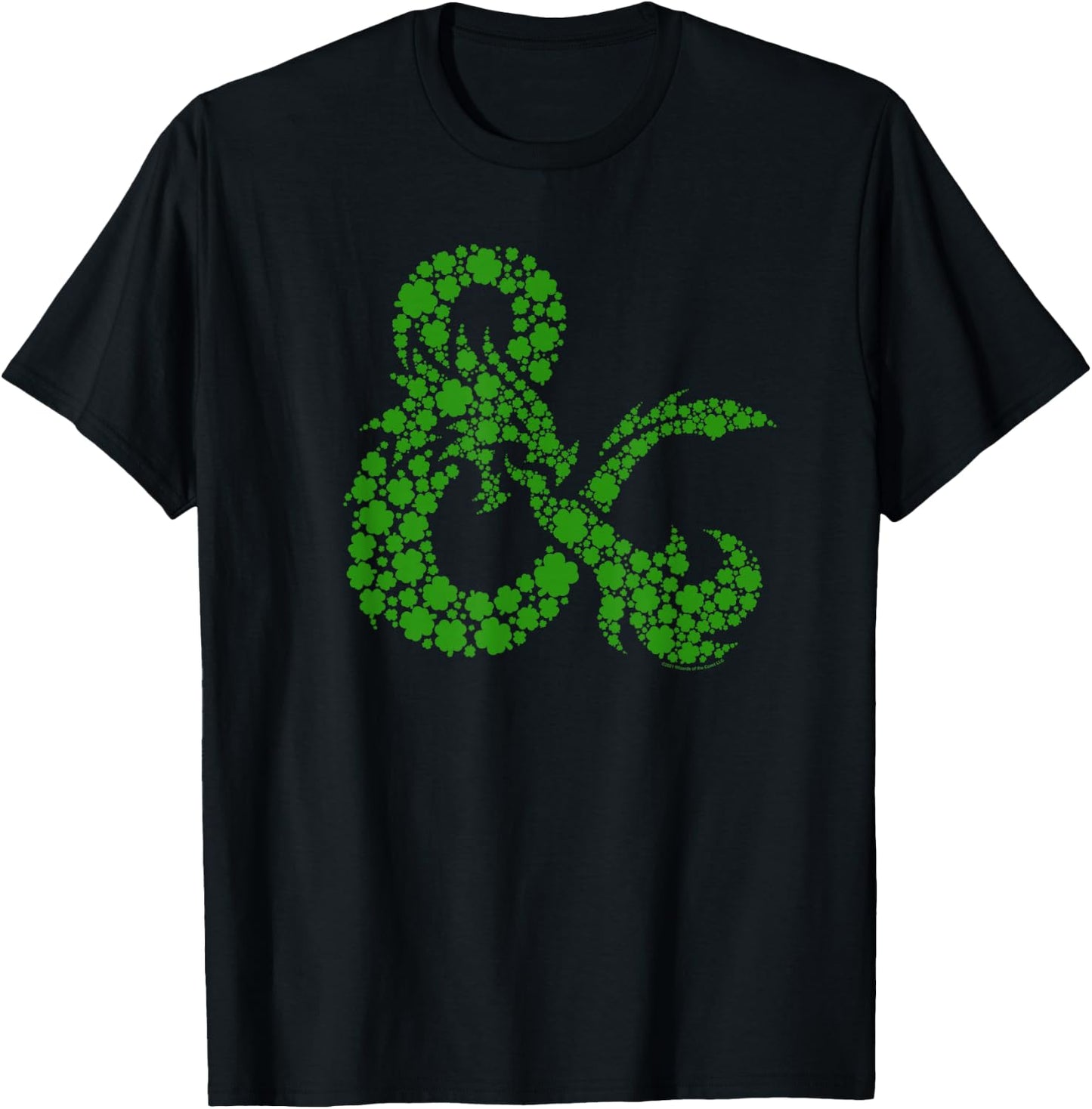 Dungeons & Dragons Lucky St. Patrick's Day Logo T-Shirt - T-Shirt | Black