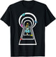 Alice In Wonderland Through The Keyhole T Shirt Design T-Shirt - T-Shirt | Black