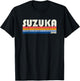 Retro Vintage 70s 80s Style Suzuka, Japan T-Shirt - T-Shirt | Black