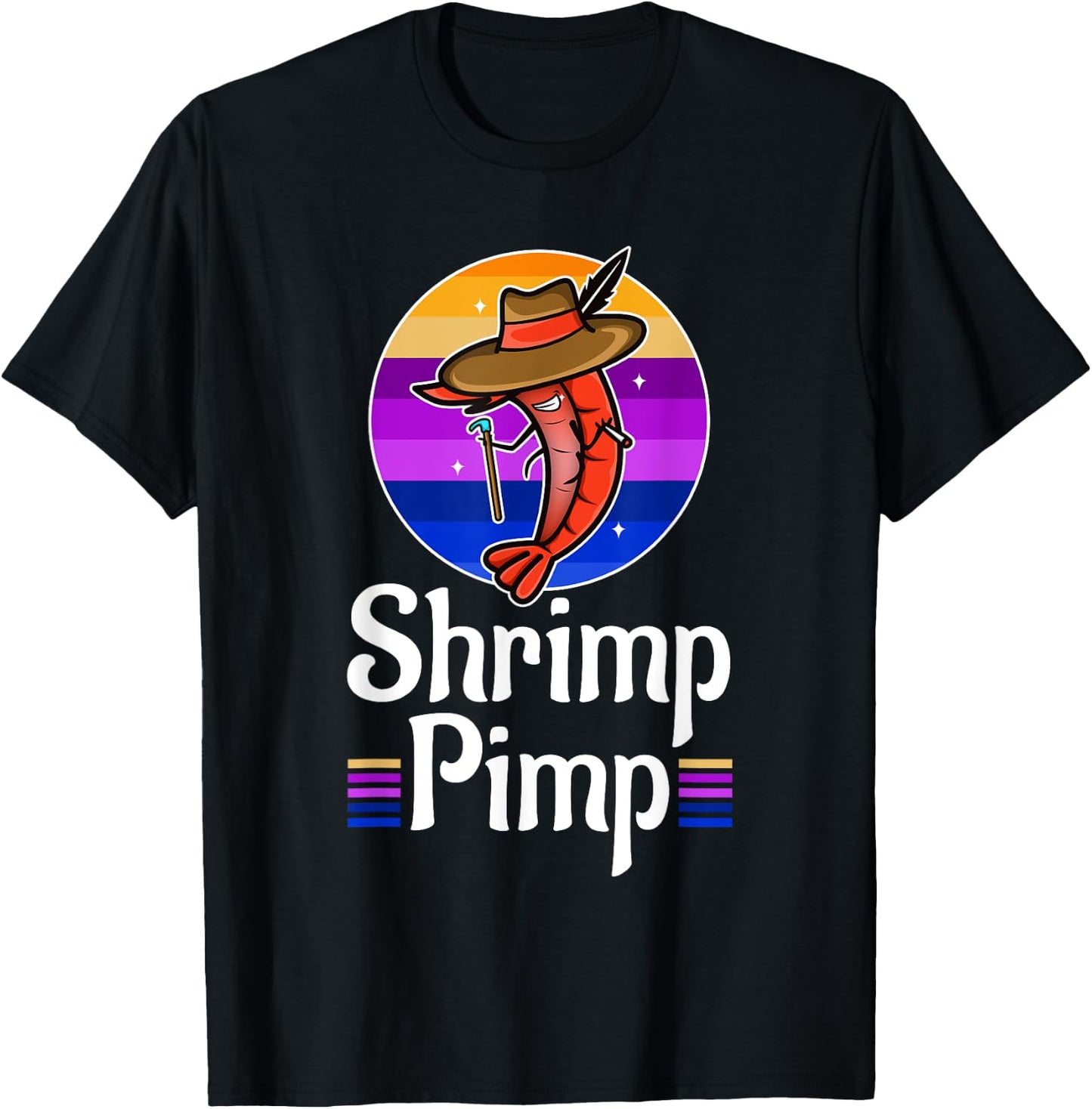 Shrimp Pimp T-Shirt - T-Shirt | Black