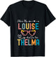 Every Thelma Needs A Louise Retro Women Best Friends V-Neck T-Shirt - T-Shirt | Black