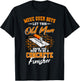 Cool Skilled Old Man Concrete Finisher Laborer T-Shirt - T-Shirt | Black