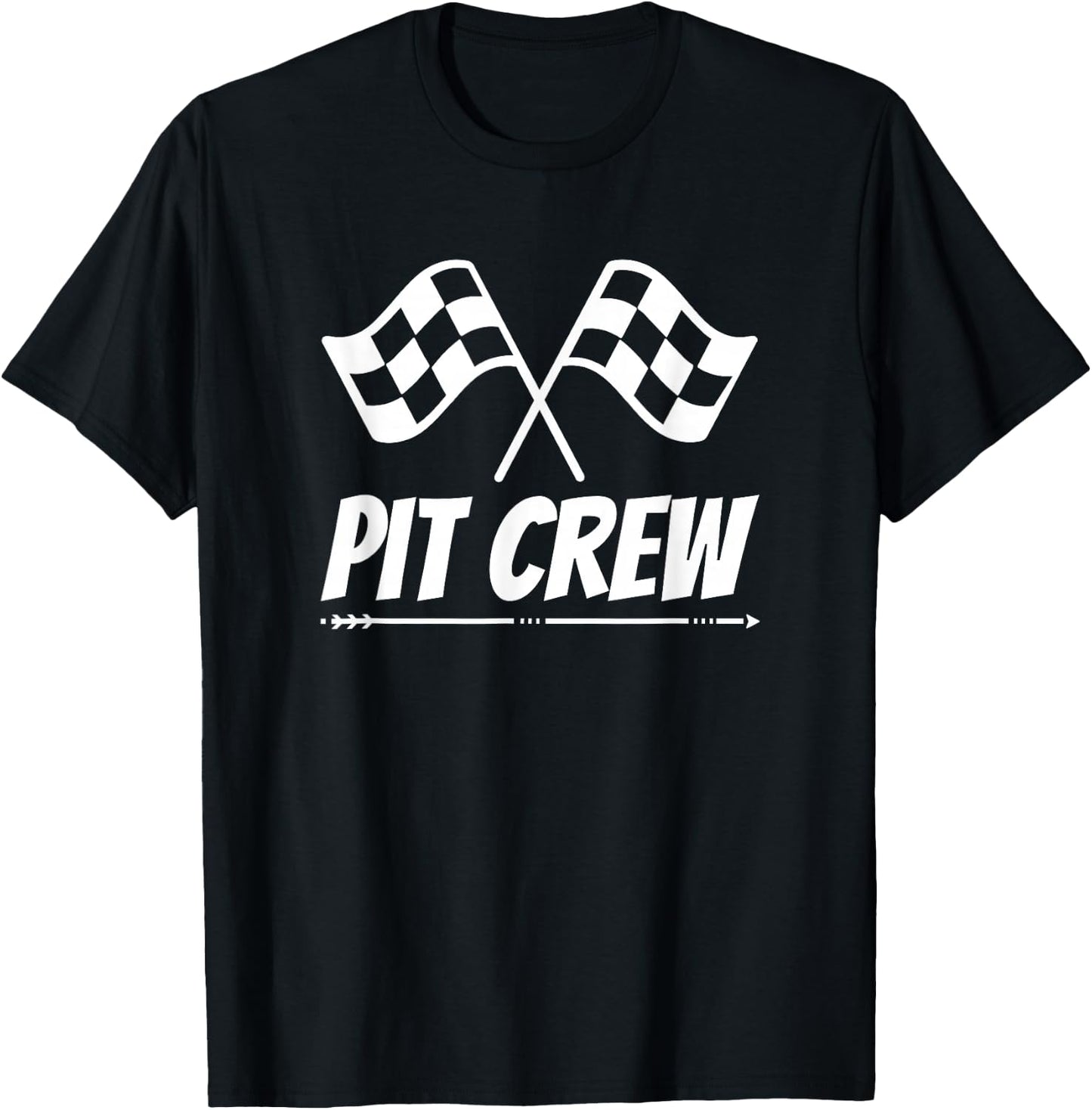 Funny Race Track Pit Crew Racing Mechanic Car Parties Small T-Shirt - T-Shirt | Black