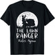 Lawn Ranger Rides Again Funny Mowing Mower Gardening Men T-Shirt - T-Shirt | Black
