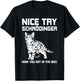 Funny Science Gift Schrödingers Cat Quote Physics T-Shirt - T-Shirt | Black