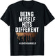 Hits Different Positive Affirmation Quotes Melanin Goddess T-Shirt - T-Shirt | Black