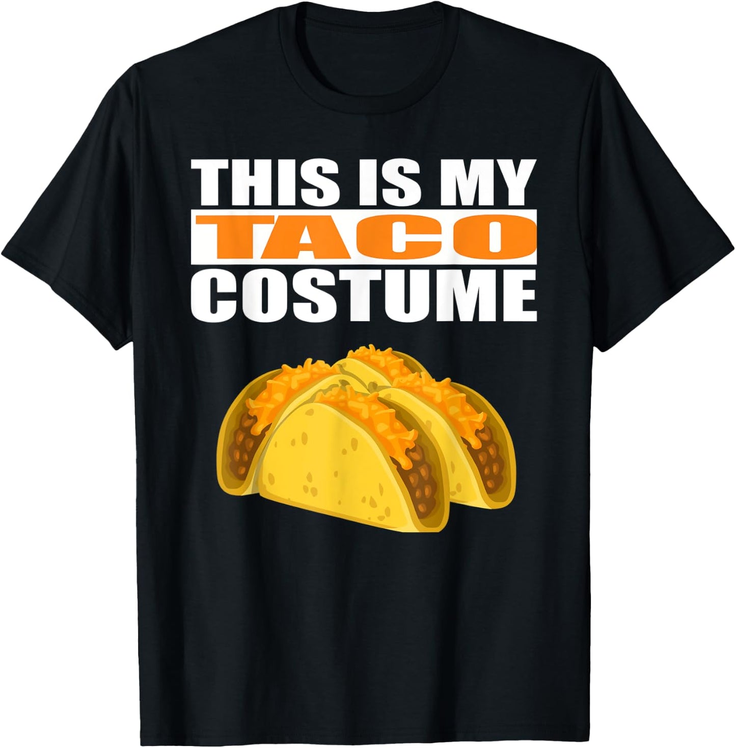 My Taco Costume Funny Halloween T-Shirt - T-Shirt | Black