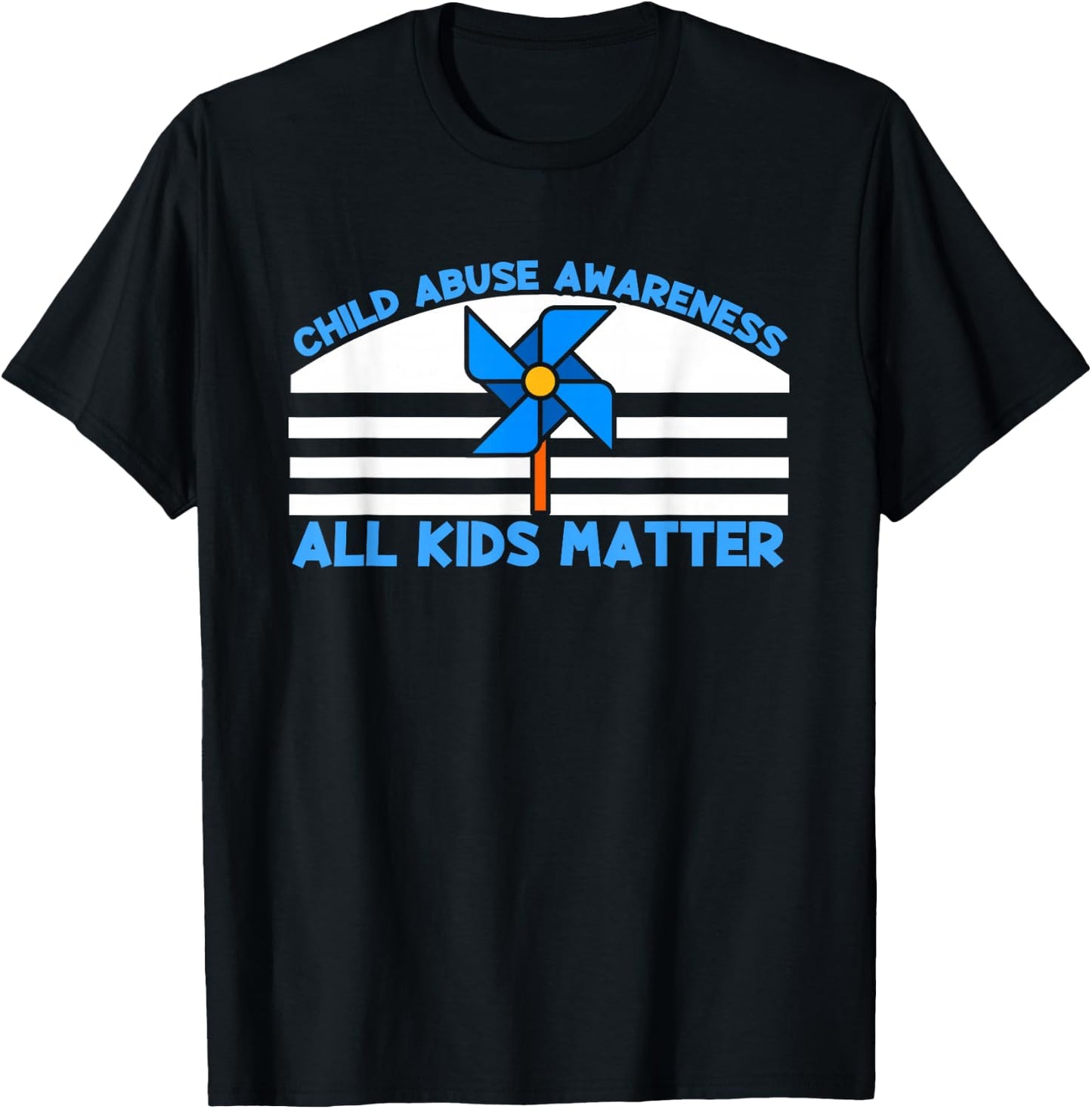 Child Kids Abuse Awareness Prevention Month April Support T-Shirt - T-Shirt | Black