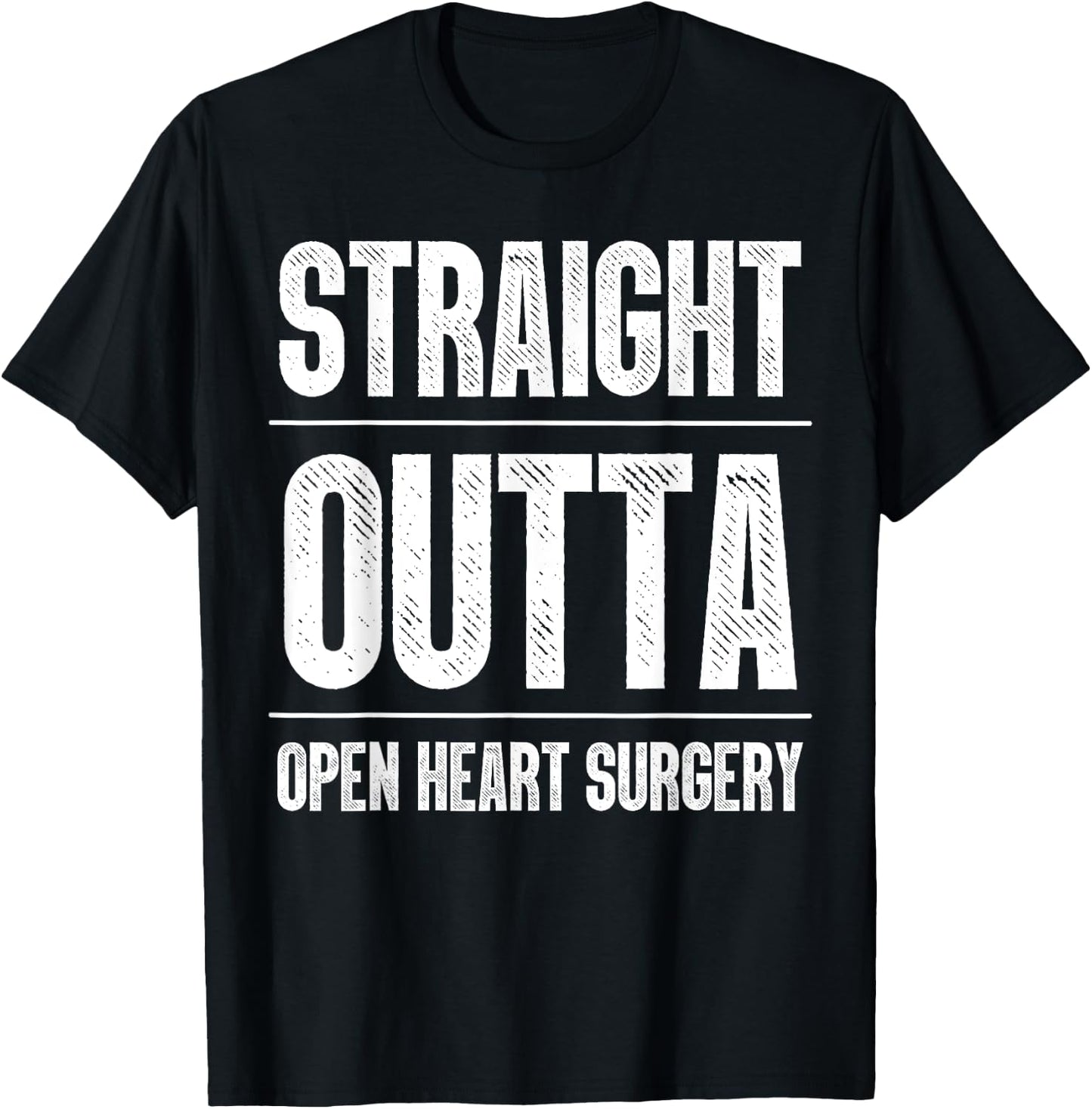 Cool Open Heart Surgery Art Men Women Bypass Post Surgery T-Shirt - T-Shirt | Black