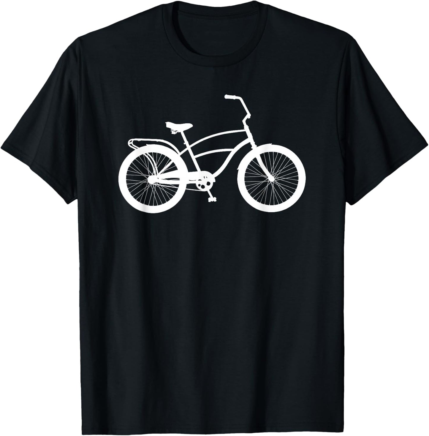 Cruiser bicycle Shirt Bicycle Rider Biking Gift T-Shirt - T-Shirt | Black