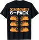 Funny 6 Pack Mexican Food Lover Six Pack Abs Workout Taco T-Shirt - T-Shirt | Black