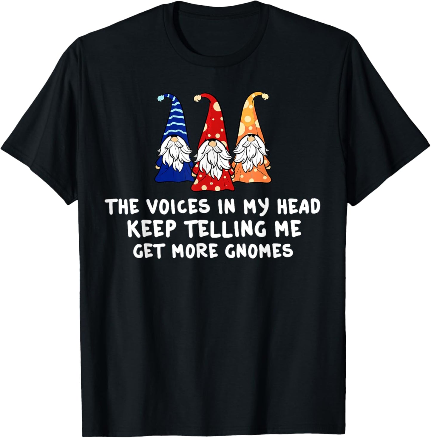 Garden Gnome Gift Gnomies Gardening T-Shirt - T-Shirt | Black