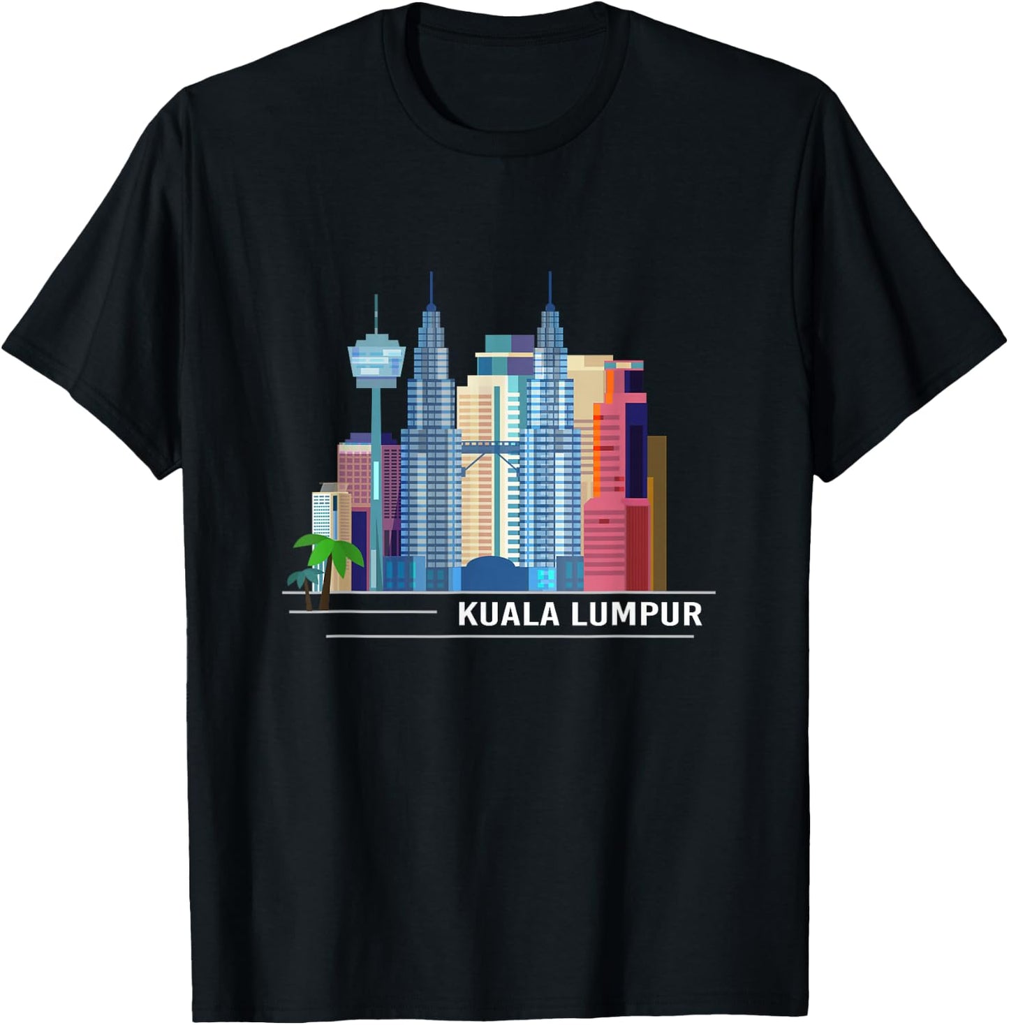 Kuala Lumpur Malaysian Gift Malaysia T-Shirt - T-Shirt | Black