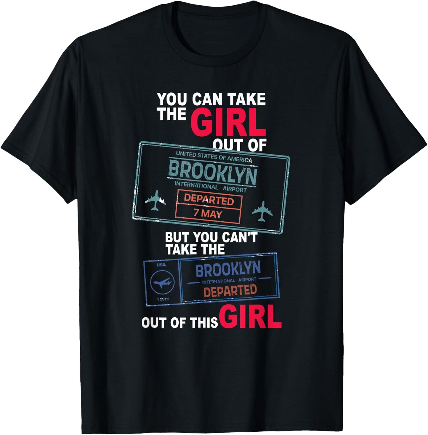 Girl From Brooklyn T-Shirt - T-Shirt | Black