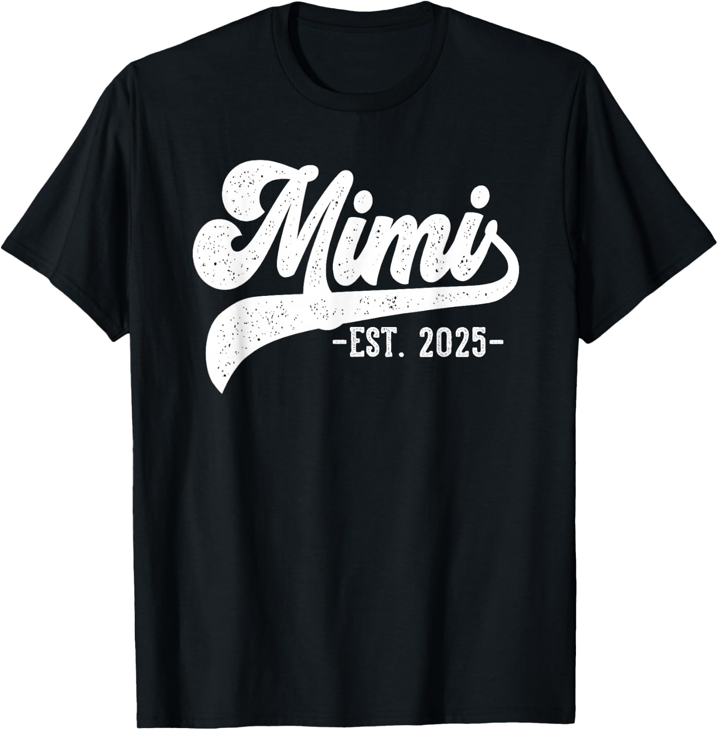 Mimi Est 2025 Mimi To Be Gifts New Mimi 2025 Pregnancy T-Shirt - T-Shirt | Black