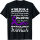 The Devil Whispered in My Ear Pancreatic Cancer T-Shirt - T-Shirt | Black