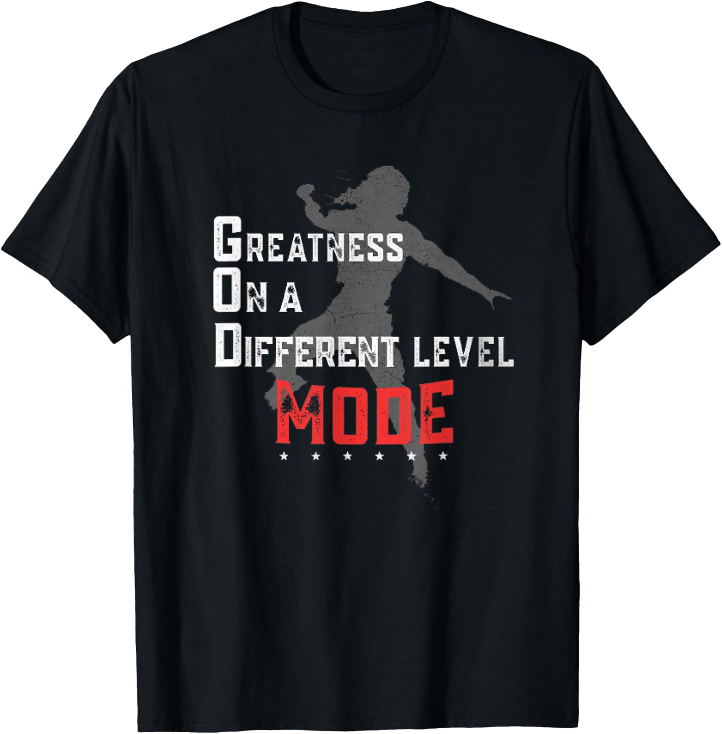 Greatness On A Different Level Mode T-Shirt - T-Shirt | Black