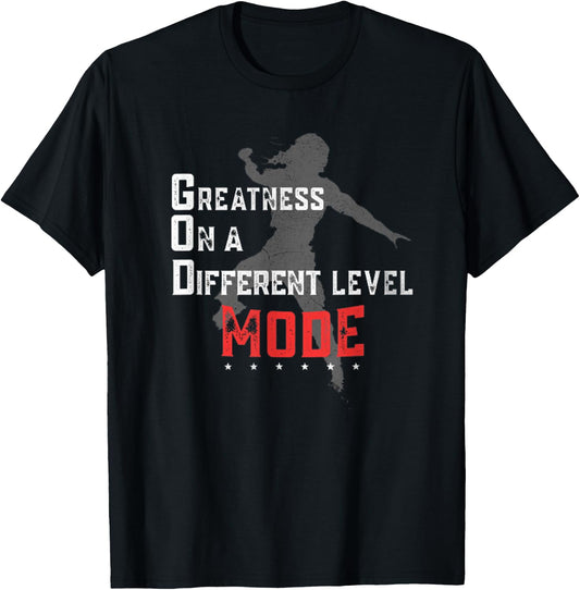 Greatness On A Different Level Mode T-Shirt - T-Shirt | Black