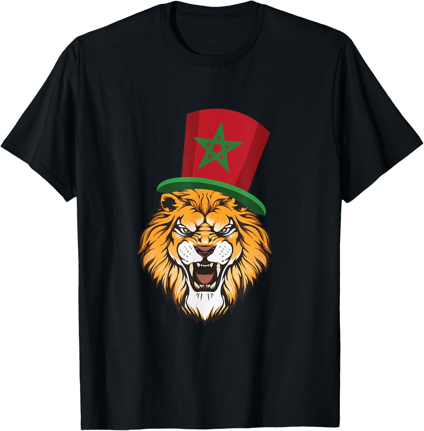 Morocco Flag Moroccan Soccer Supporter women kids T-Shirt - T-Shirt | Black