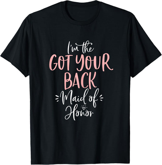 Have Your Rear Maid of Honour Group Fun Matching Bachelorette T-Shirt - T-Shirt | Black