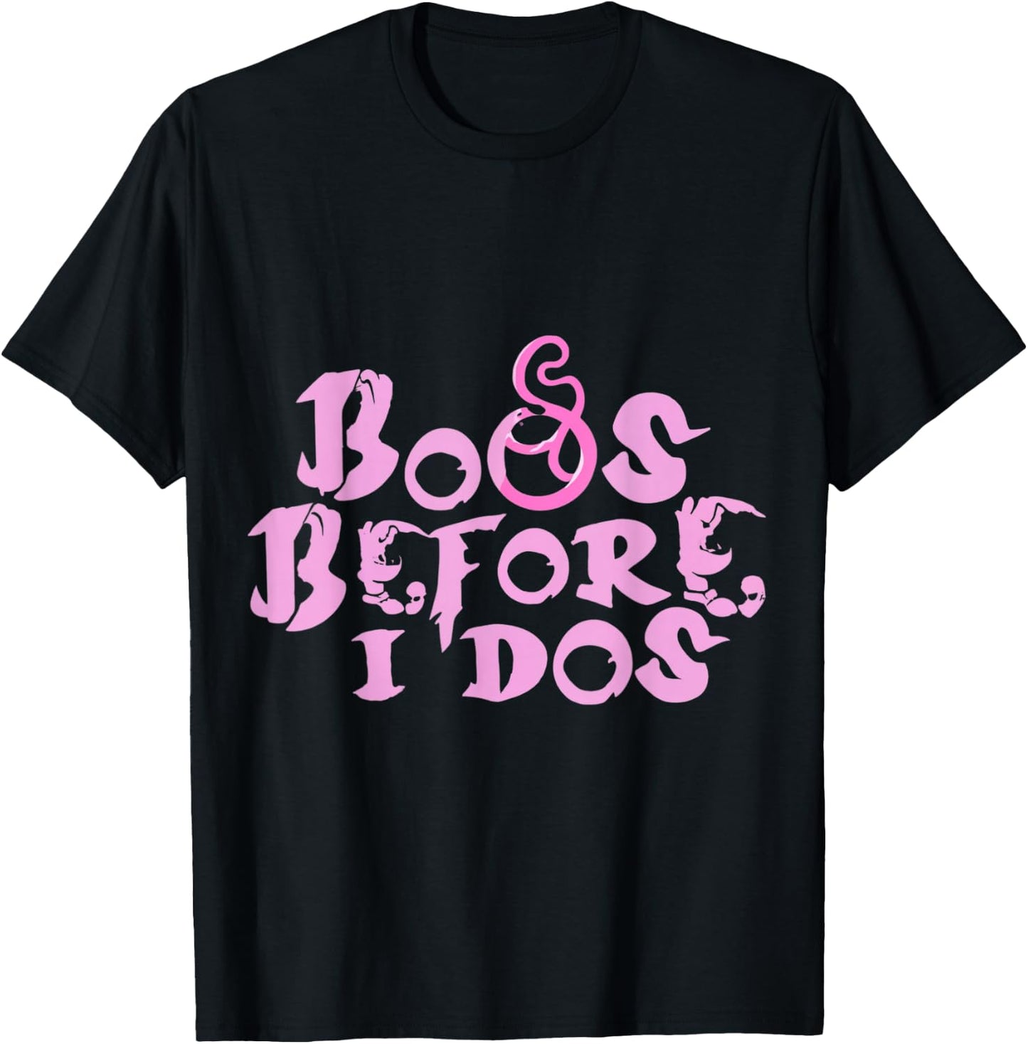 Boos Before I Dos Boochelorette Halloween Bachelorette Funny T-Shirt - T-Shirt | Black
