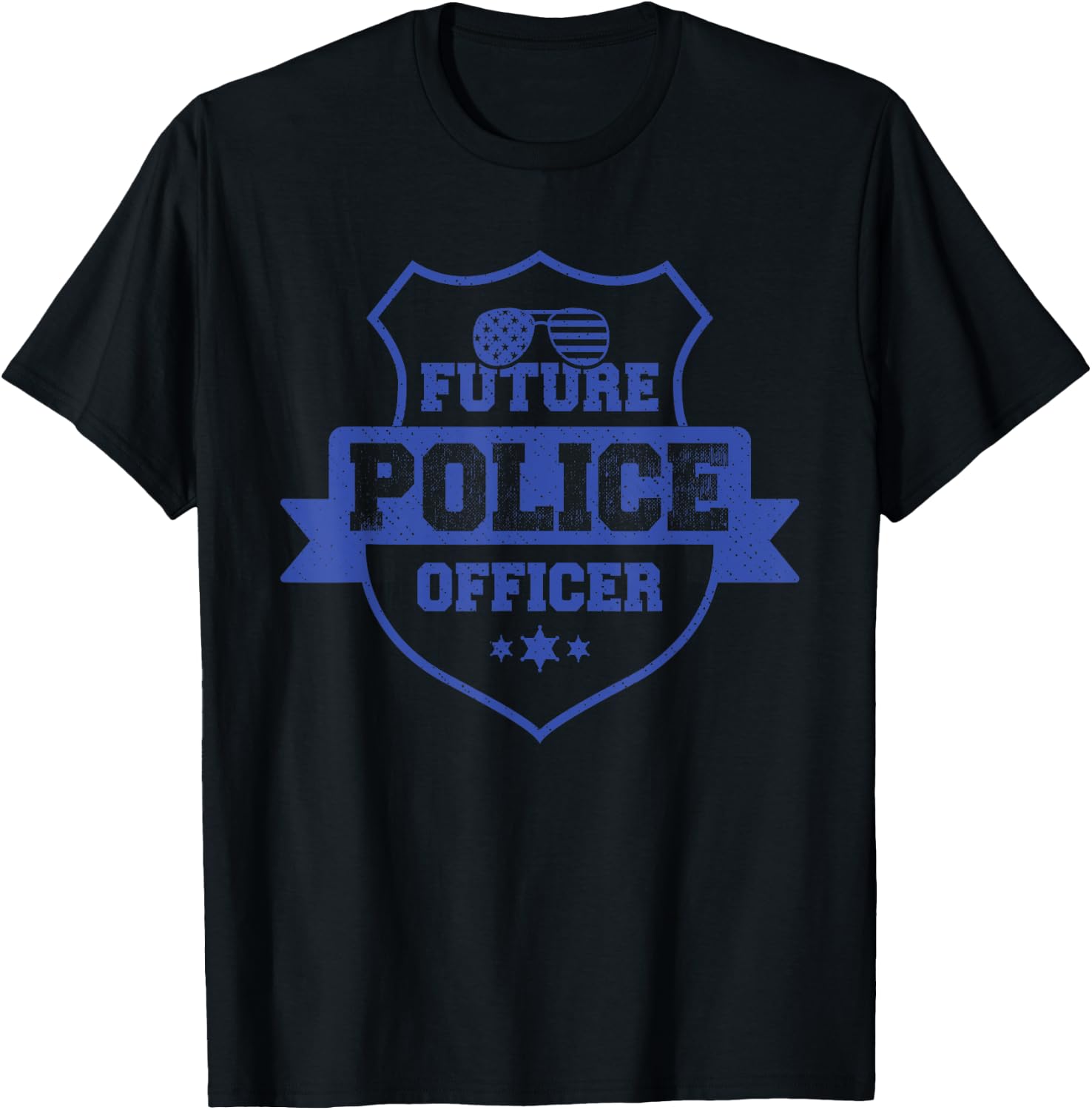 Future Police Officer Kids T-Shirt - T-Shirt | Black