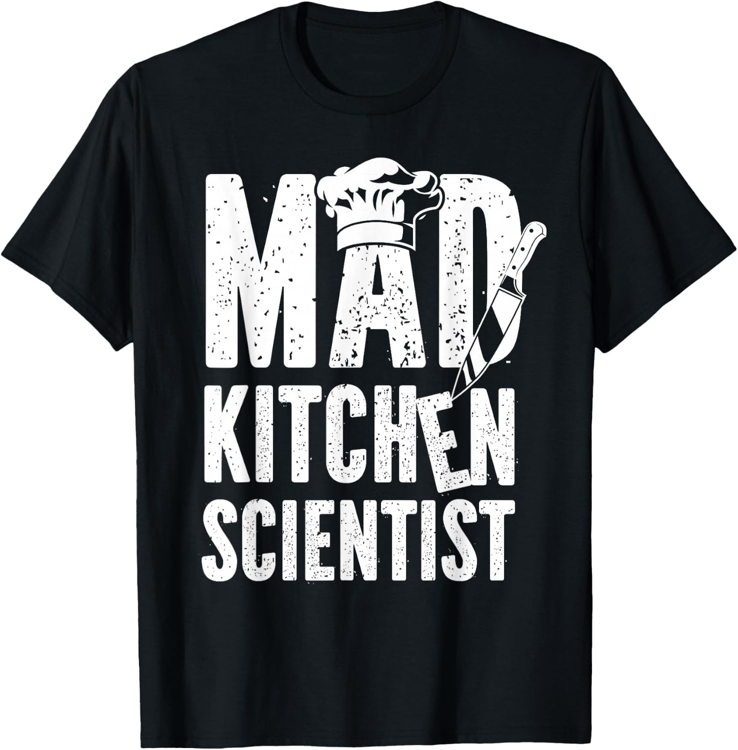 Cooking Cook Kitchen Chef Mad Kitchen Scientist T-Shirt - T-Shirt | Black