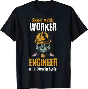 Sheet Metal Worker T-Shirt - T-Shirt | Black
