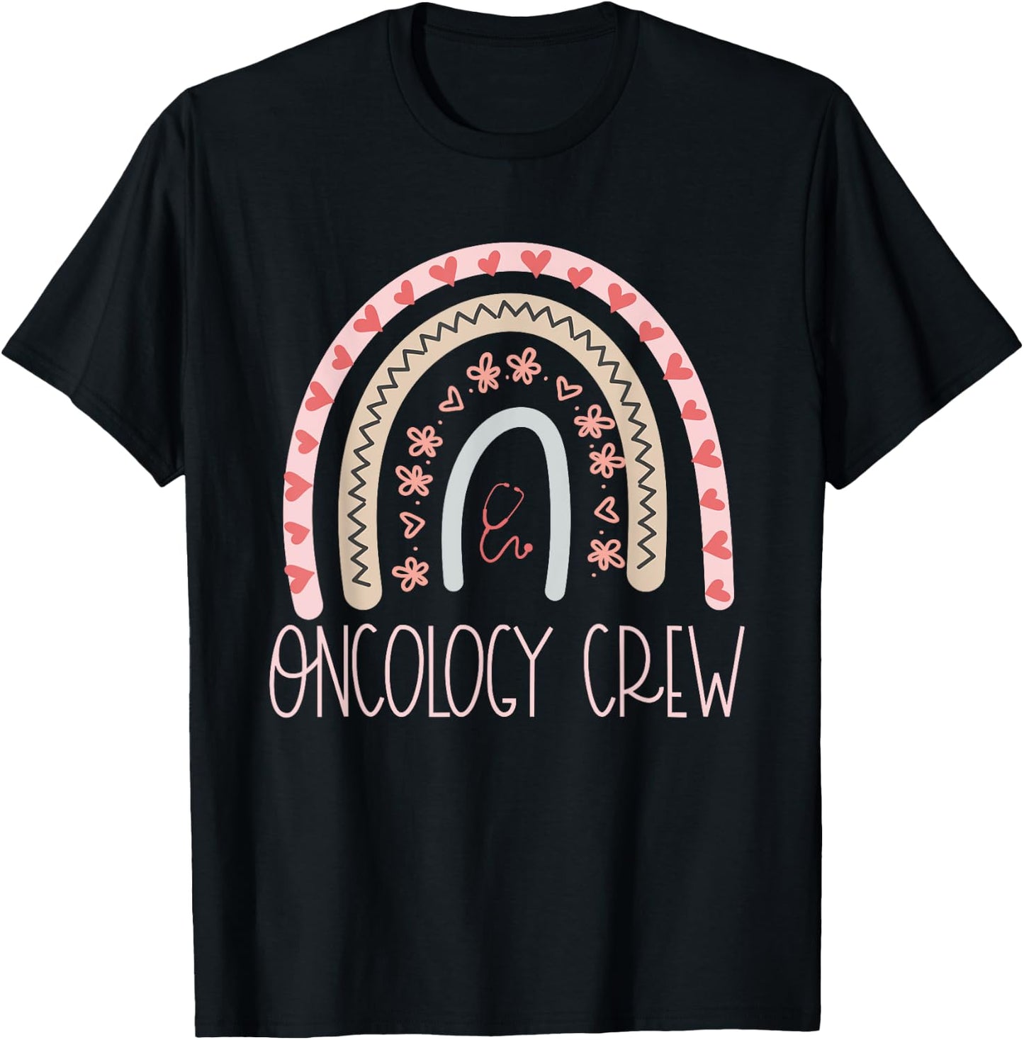 Oncology Nurse Week Medical Assistant Team Cancer Doctor T-Shirt - T-Shirt | Black
