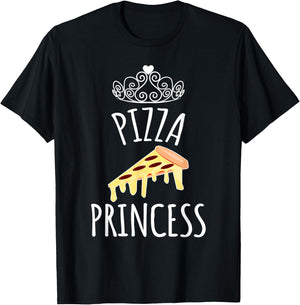 Pizza Princess T-Shirt - T-Shirt | Black