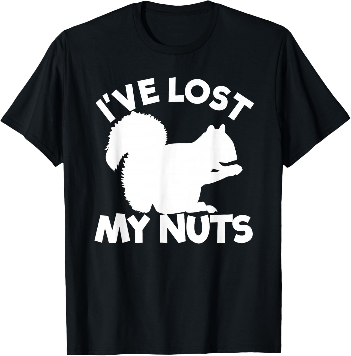 I've Lost My Nuts Squirrel Funny Men's Vasectomy Gift T-Shirt - T-Shirt | Black