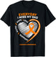 Loving Memory In Remembrance Dad Father Leukemia Awareness T-Shirt - T-Shirt | Black