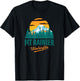 Washington Mt Rainier National Park Retro Vintage Design T-Shirt - T-Shirt | Black