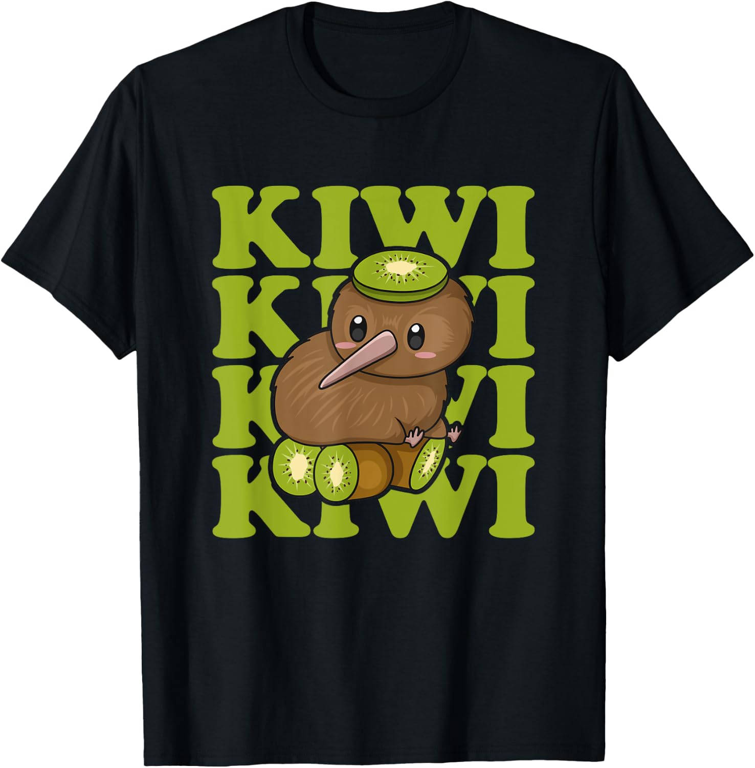 Kiwi New Zealand Quote for a Kiwi Bird Lover T-Shirt - T-Shirt | Black
