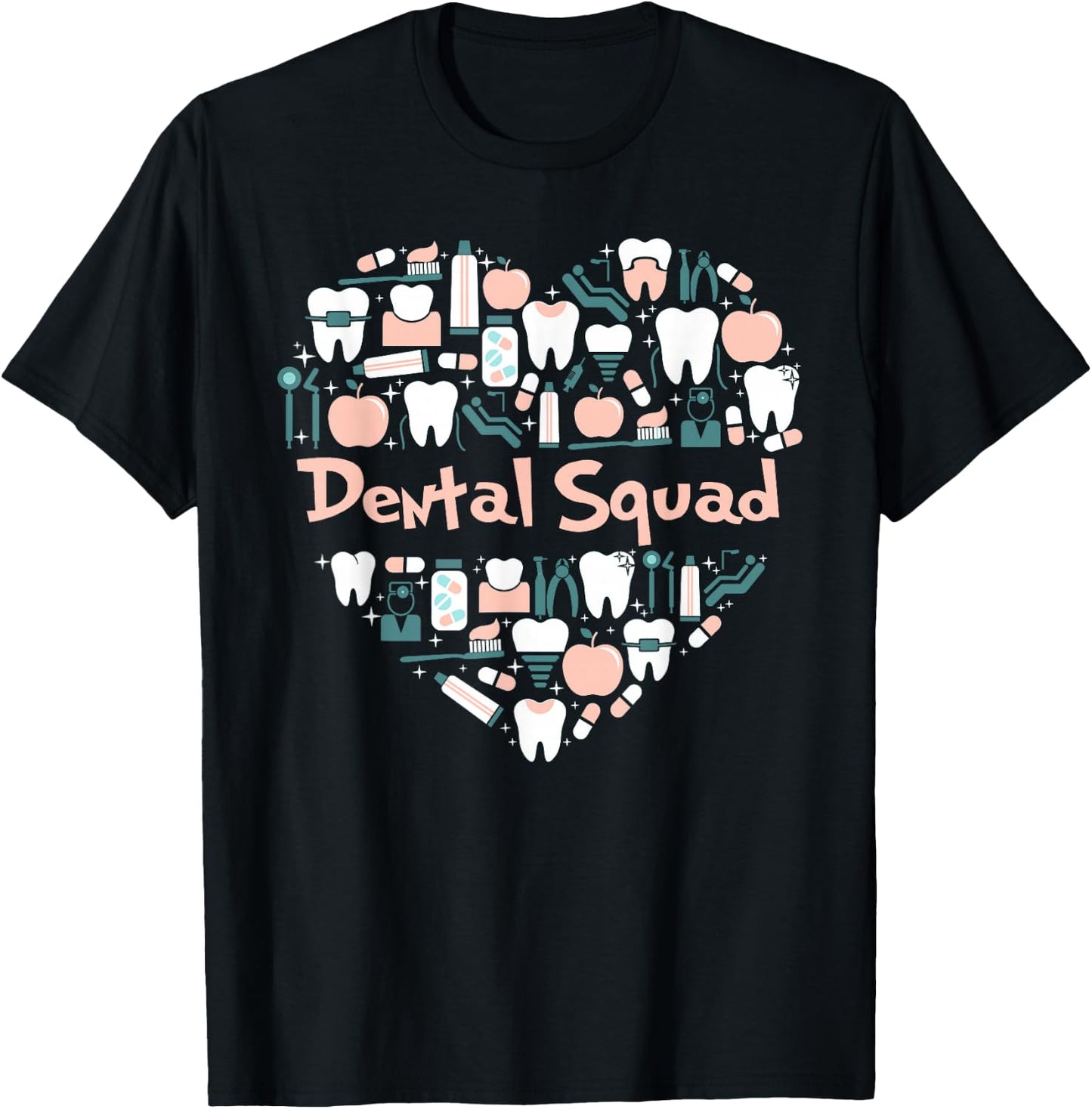 Dental assistant dental squad & dental hygiene dentist women T-Shirt - T-Shirt | Black