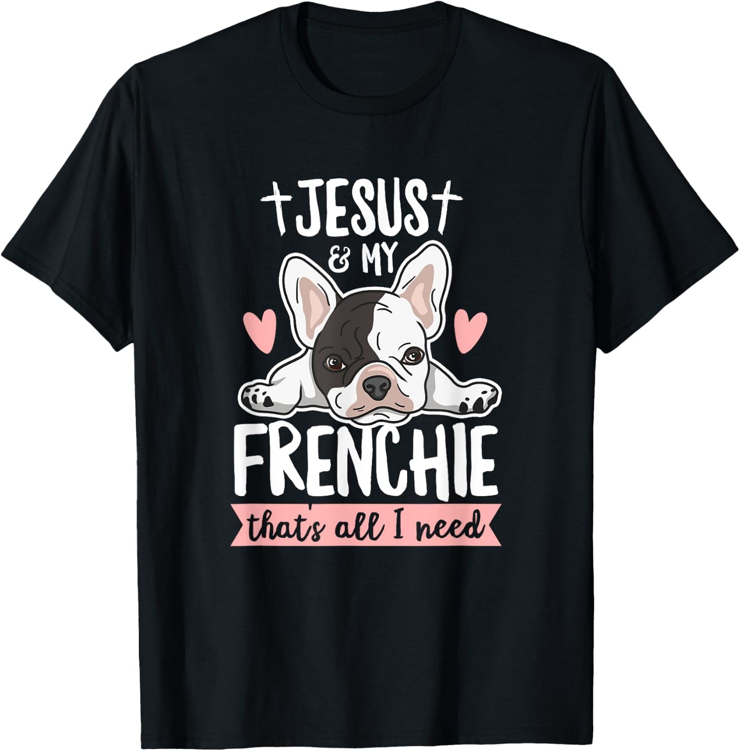 Frenchie Quote for a Frenchie Owner T-Shirt - T-Shirt | Black