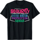 Security Little Sister Protection Squad T-Shirt - T-Shirt | Black