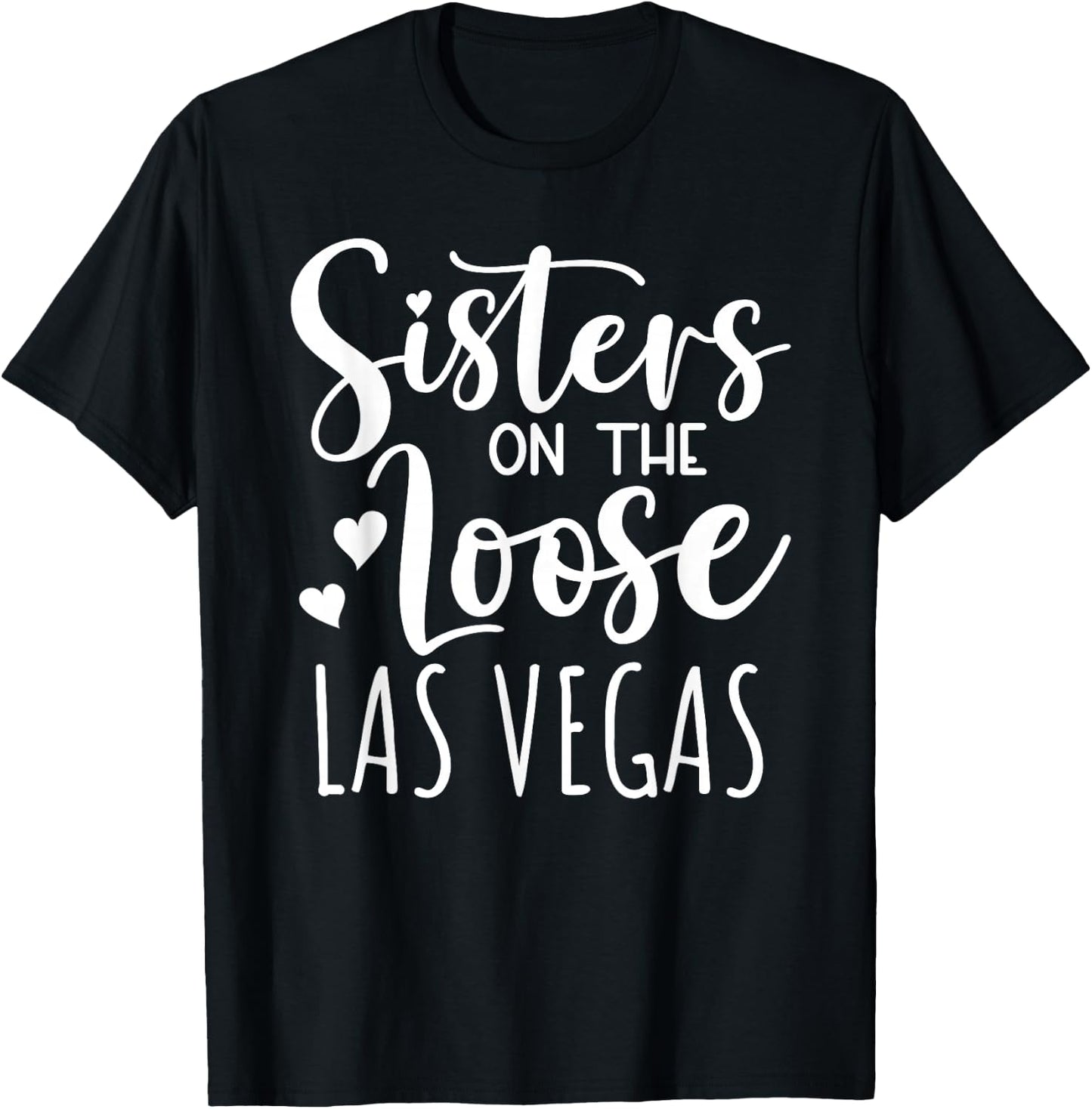 Las Vegas Girls Trip Cute Girls Weekend Matching Friends BFF T-Shirt - T-Shirt | Black