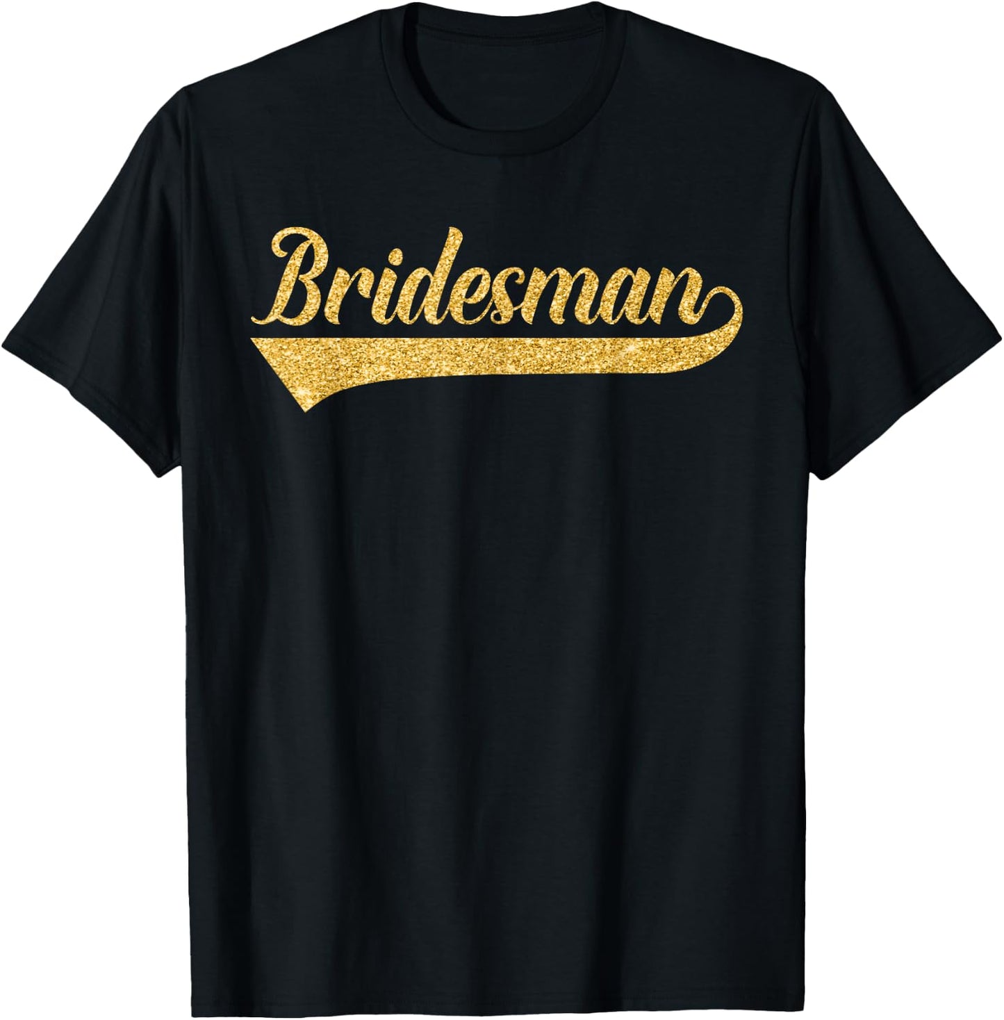 Bridesman Coordinating Wedding Bridal Party Gift T-Shirt - T-Shirt | Black