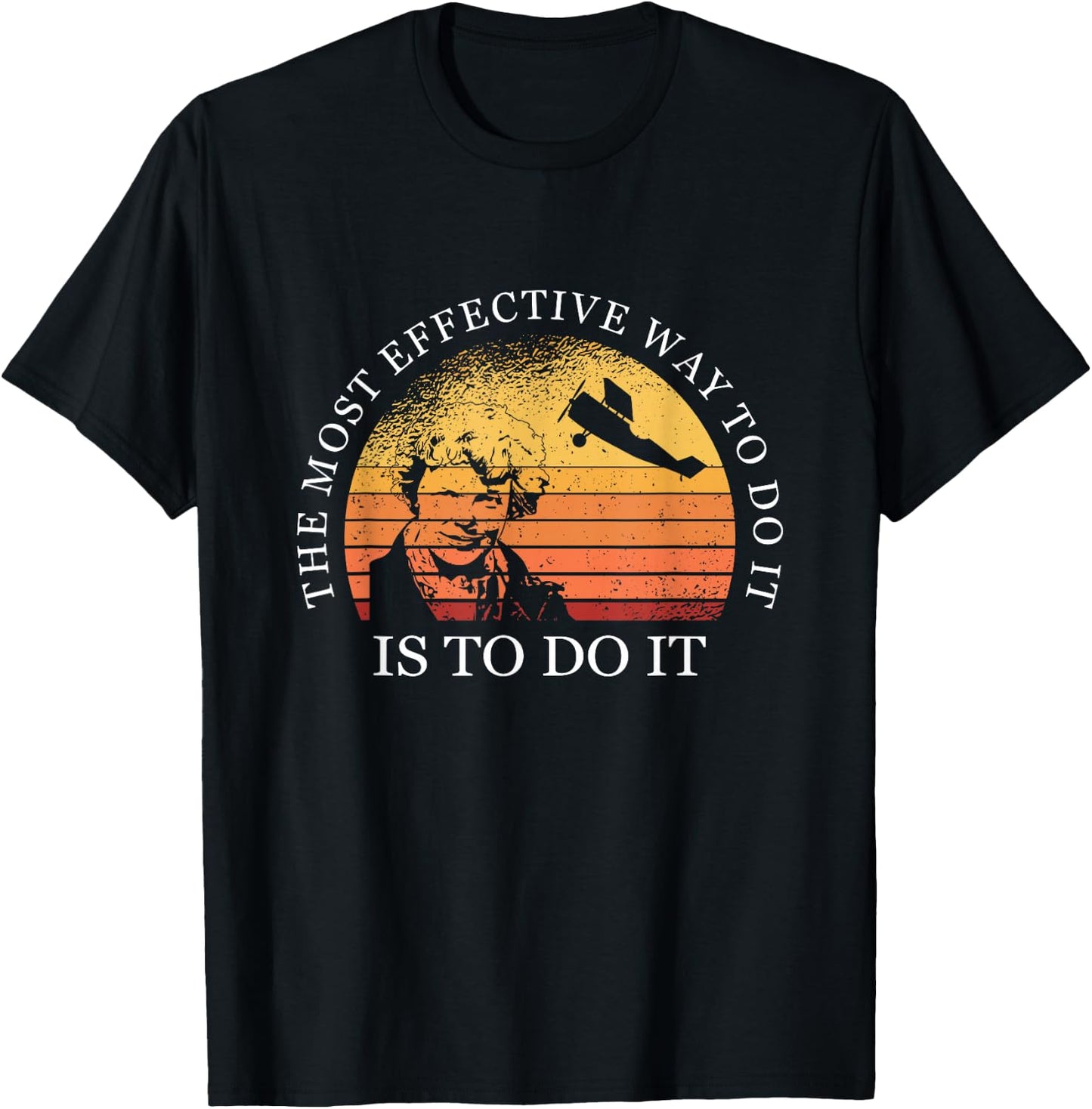 The most effective way to do it is to do it Earhart Day T-Shirt - T-Shirt | Black