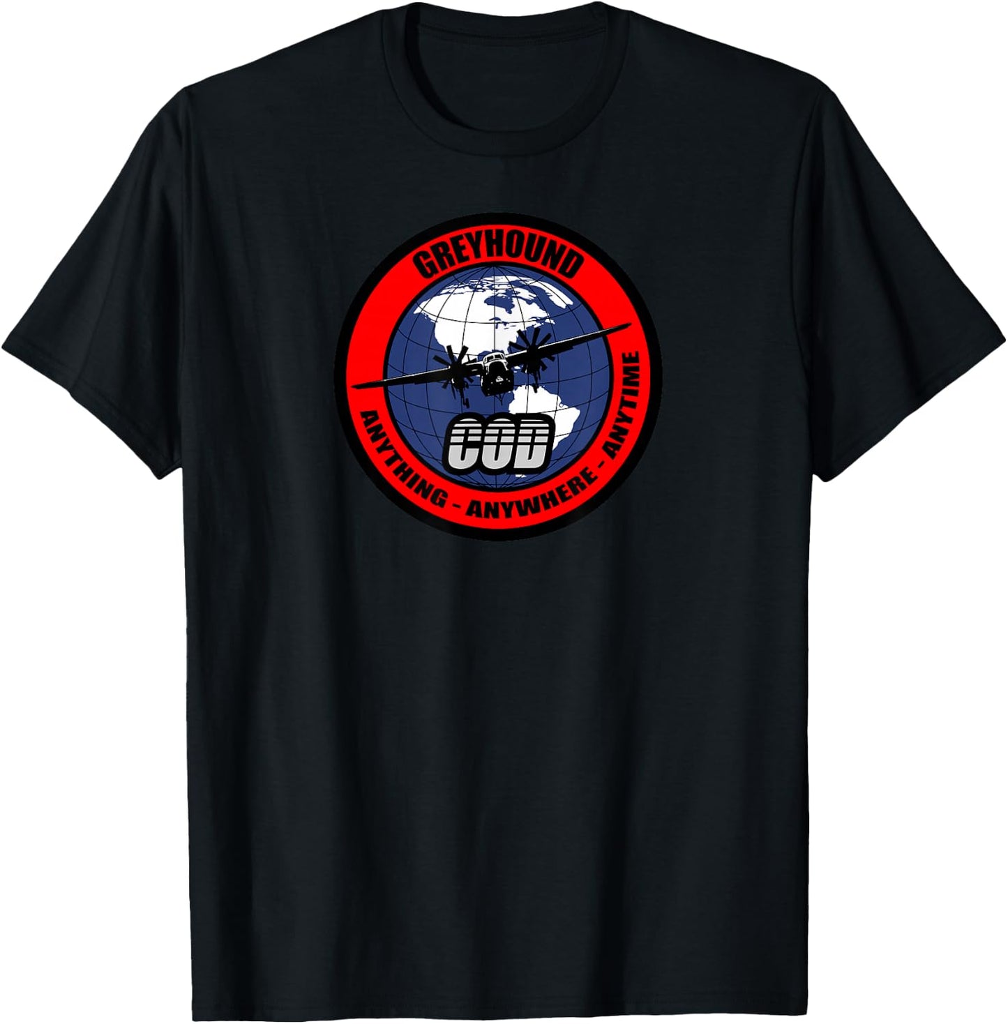 C-2 Greyhound T-Shirt - T-Shirt | Black