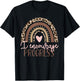 Special Education SPED I Encourage Progress Leopard Rainbow T-Shirt - T-Shirt | Black