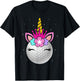 Golf Unicorn Funny Unicorn Golf Sports Player Kids T-Shirt - T-Shirt | Black