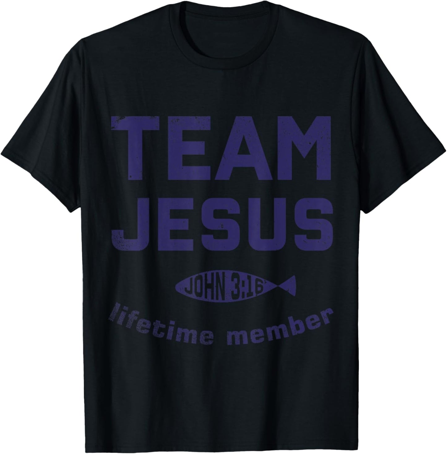 God Believer Jesus Christian Lord Jesus Team T-Shirt - T-Shirt | Black