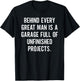 Funny Car Mechanic Garage Sarcasm Unfinished Projects T-Shirt - T-Shirt | Black