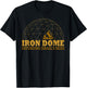 Iron Dome Israel Defense Force IDF Jewish Gift Pro-Israel T-Shirt - T-Shirt | Black