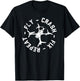 Fly Crash Fix Repeat - Funny FPV Drone Racing Quad Pilot T-Shirt - T-Shirt | Black